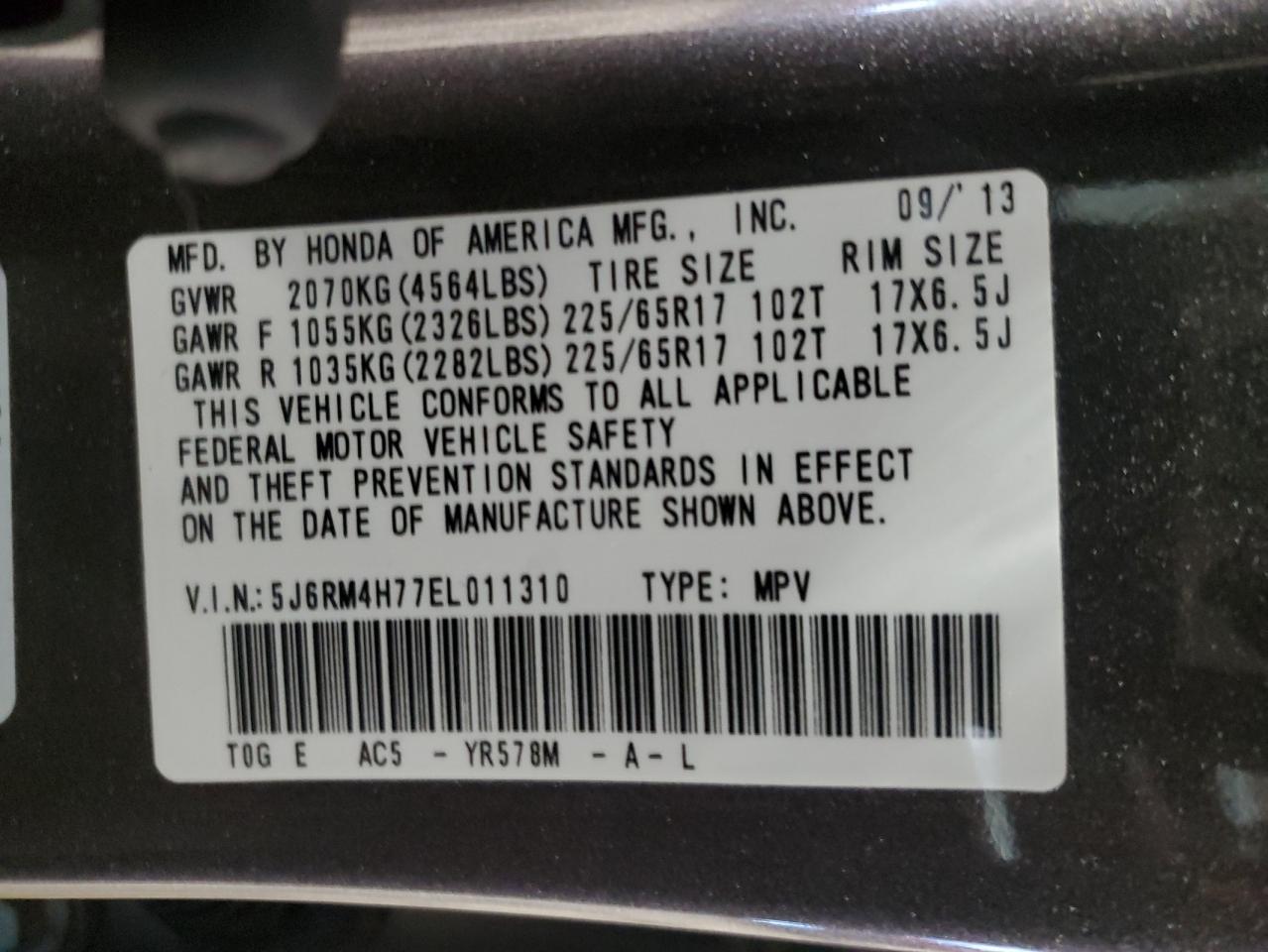 2014 Honda CR-V - Image 13