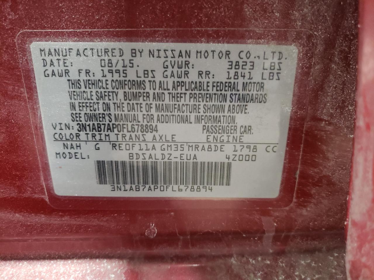2015 Nissan Sentra - Image 12
