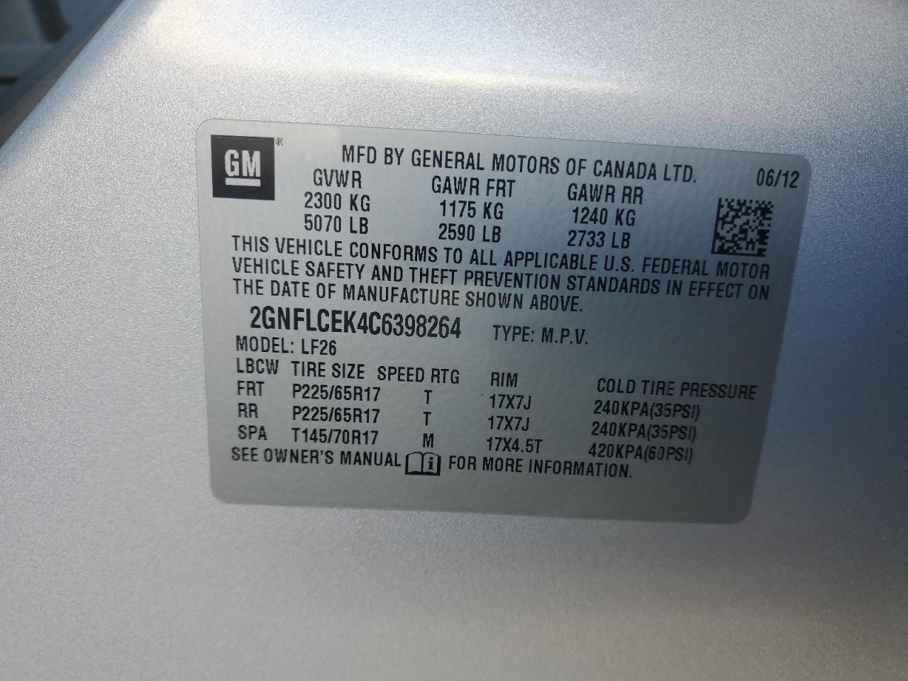 2012 Chevrolet Equinox - Image 13
