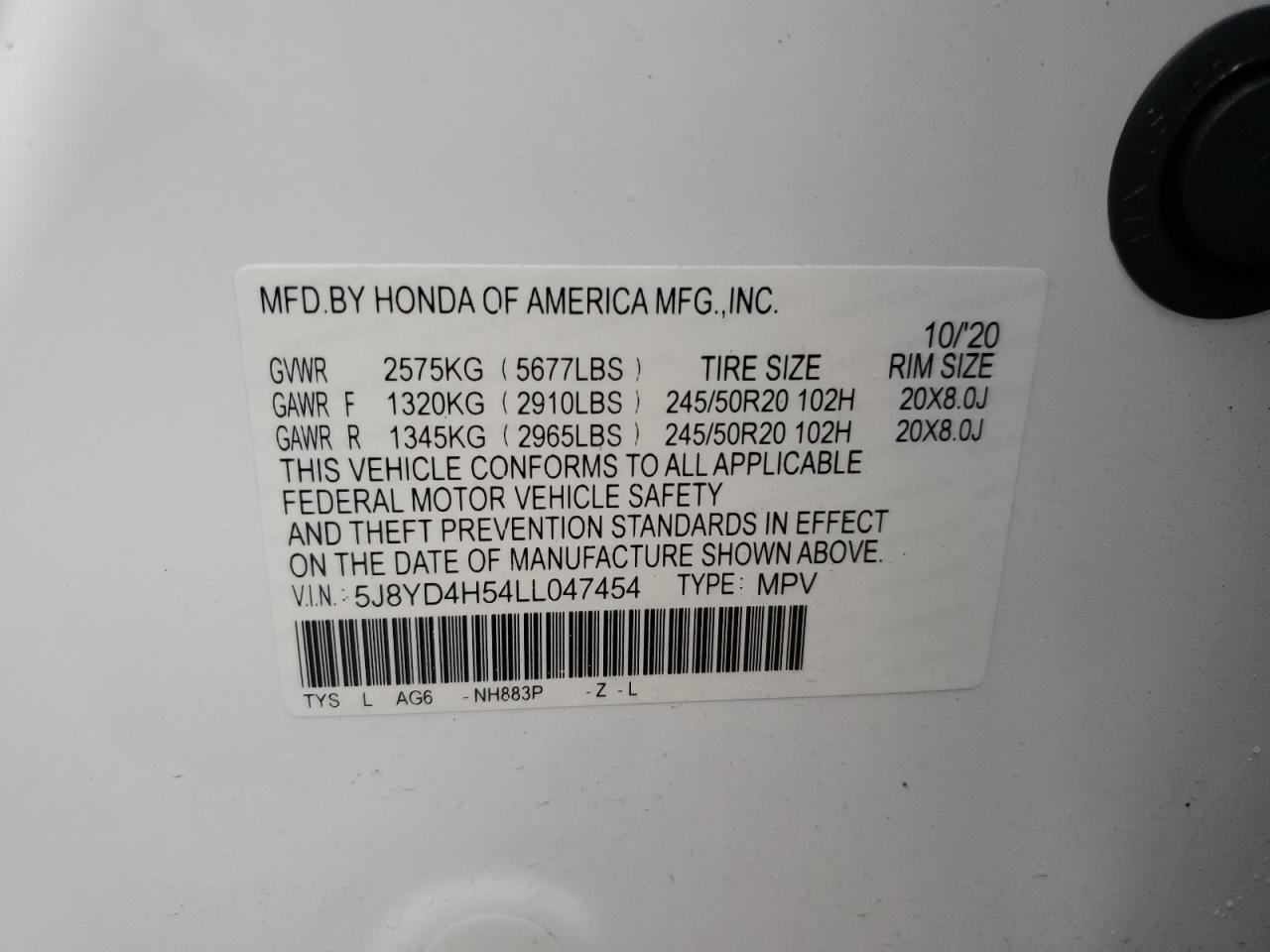 2020 Acura MDX - Image 15