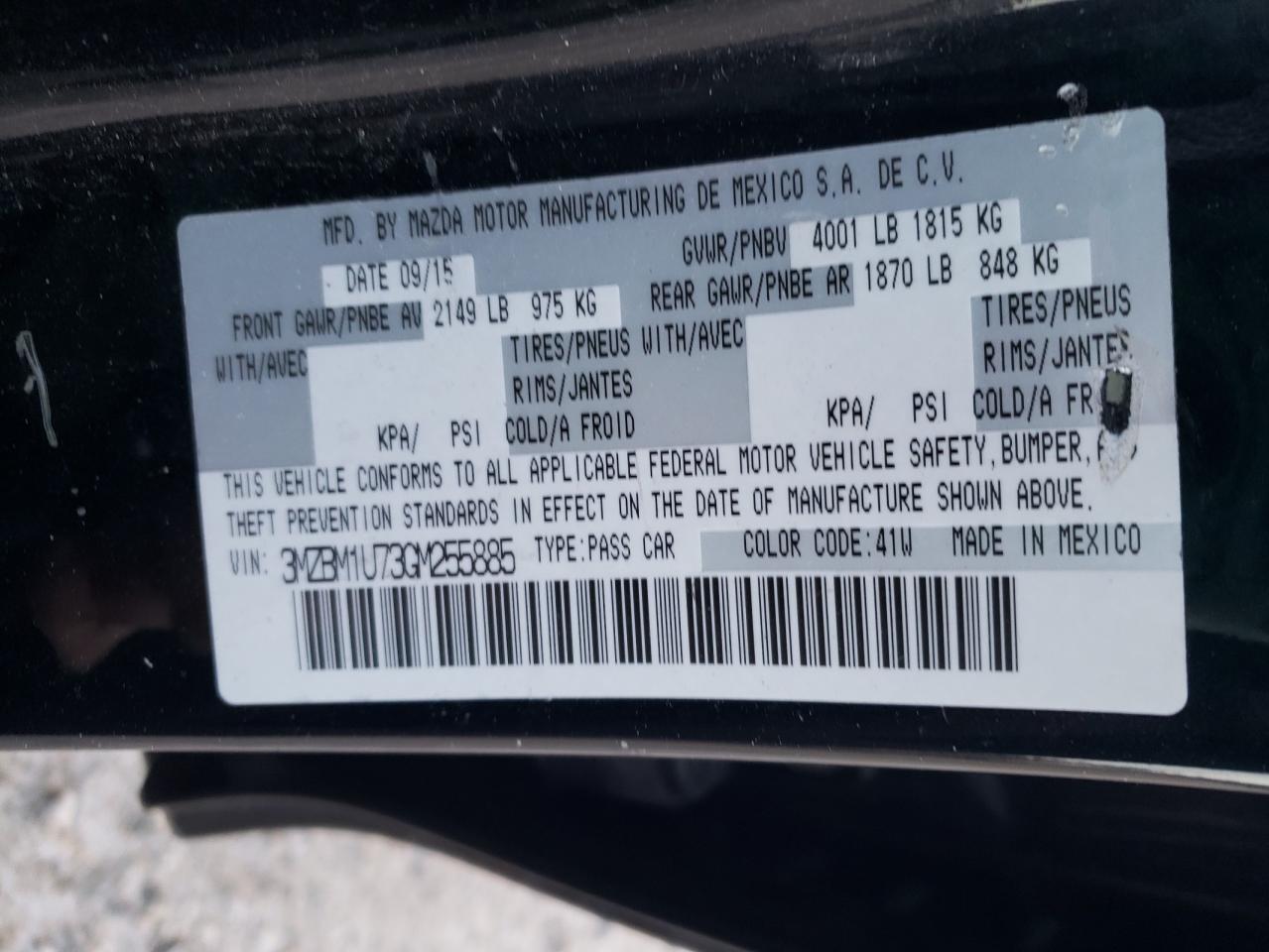 2016 Mazda 3 - Image 12