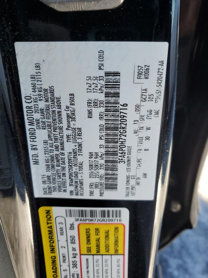 2016 Ford Fusion - Image 12