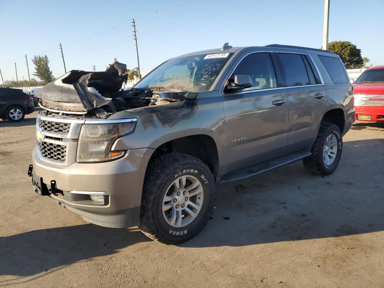 2018 Chevrolet Tahoe K1500 Lt na sprzedaż w Miami, FL - Burn