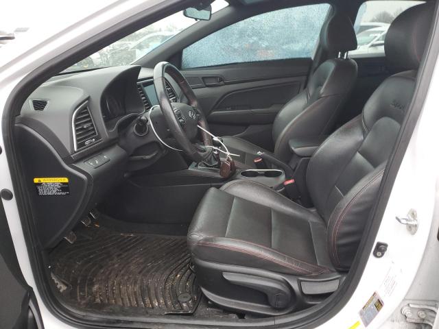  HYUNDAI ELANTRA 2018 Белы