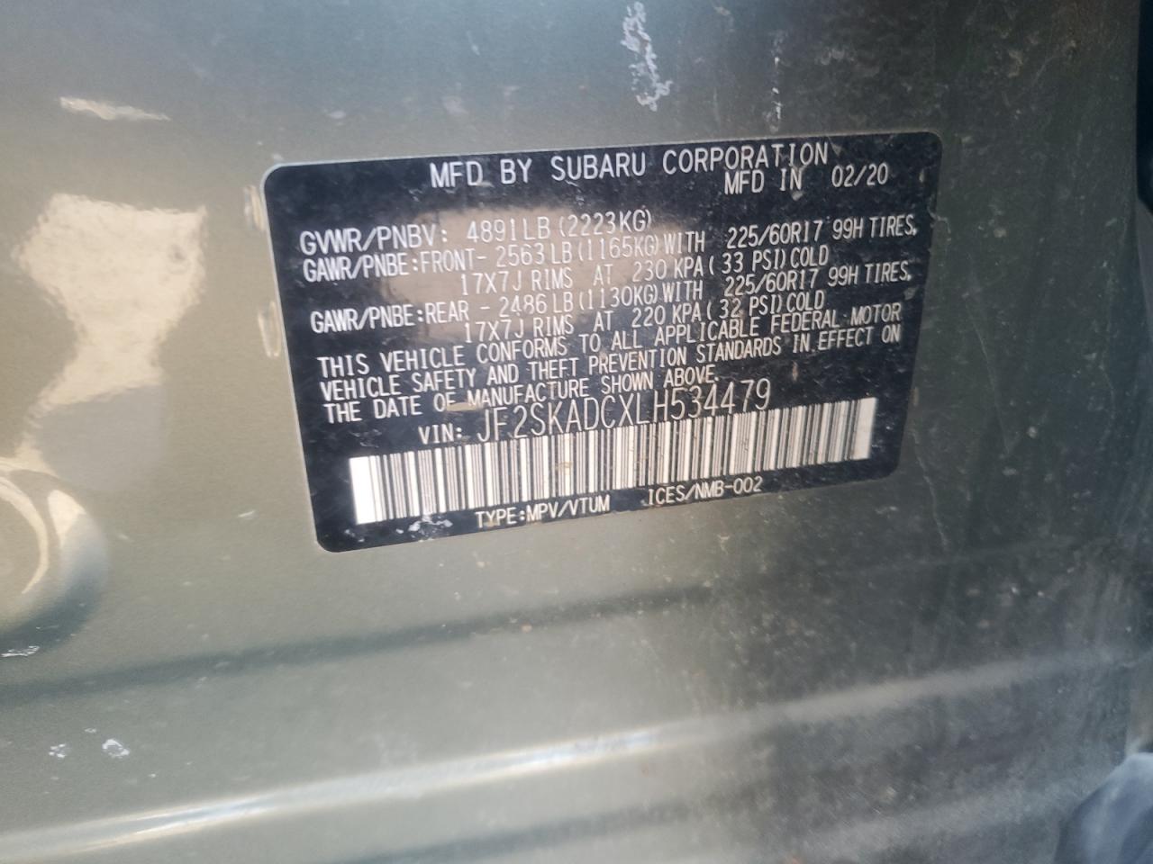 2020 Subaru Forester - Image 15
