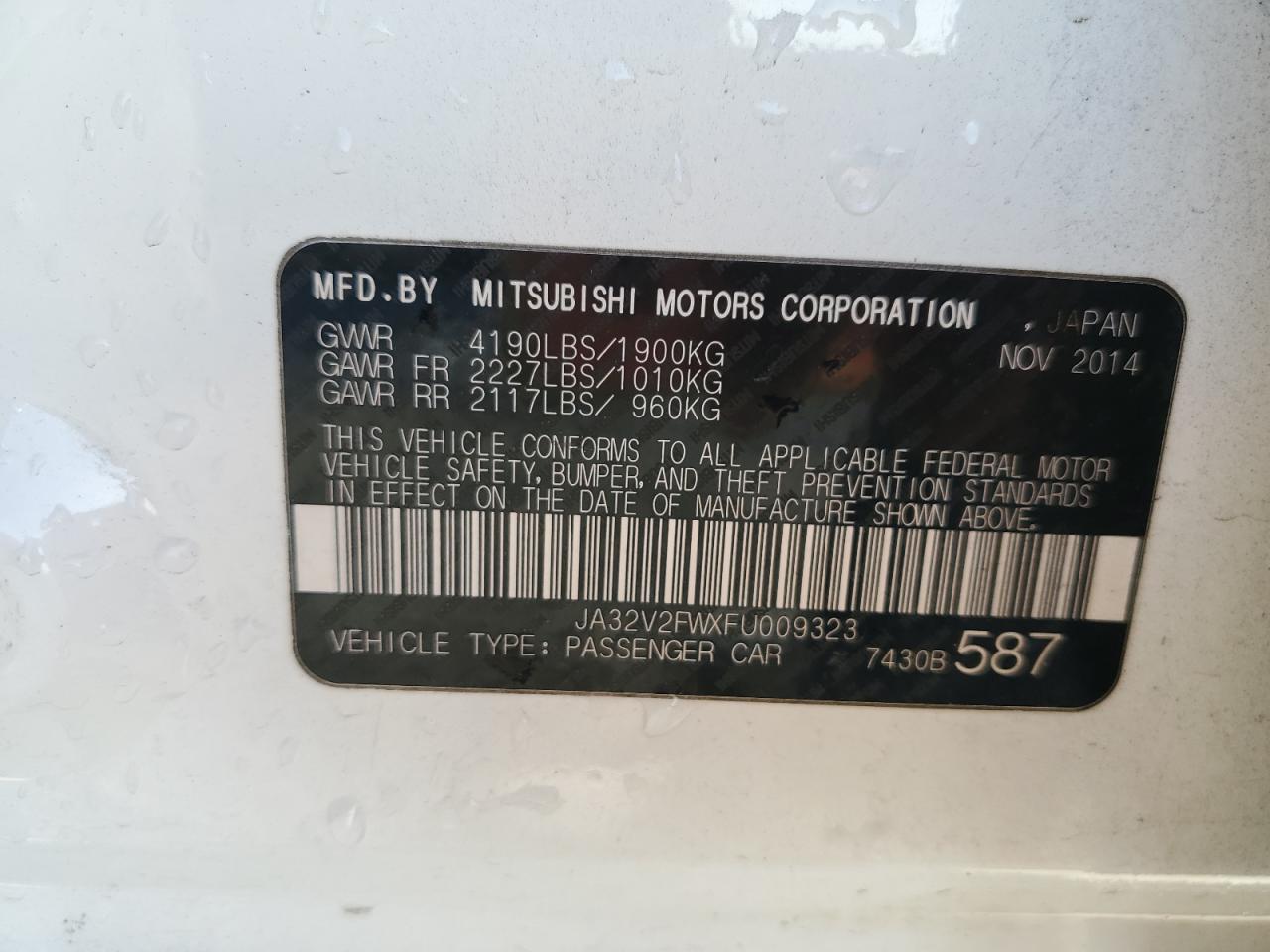 2015 Mitsubishi Lancer - Image 13