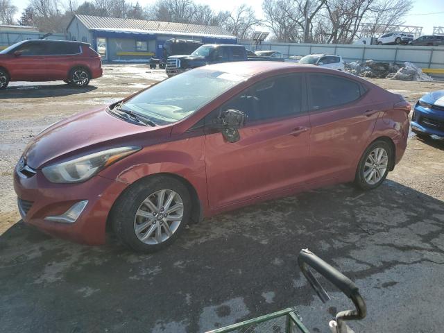  HYUNDAI ELANTRA 2014 Красный