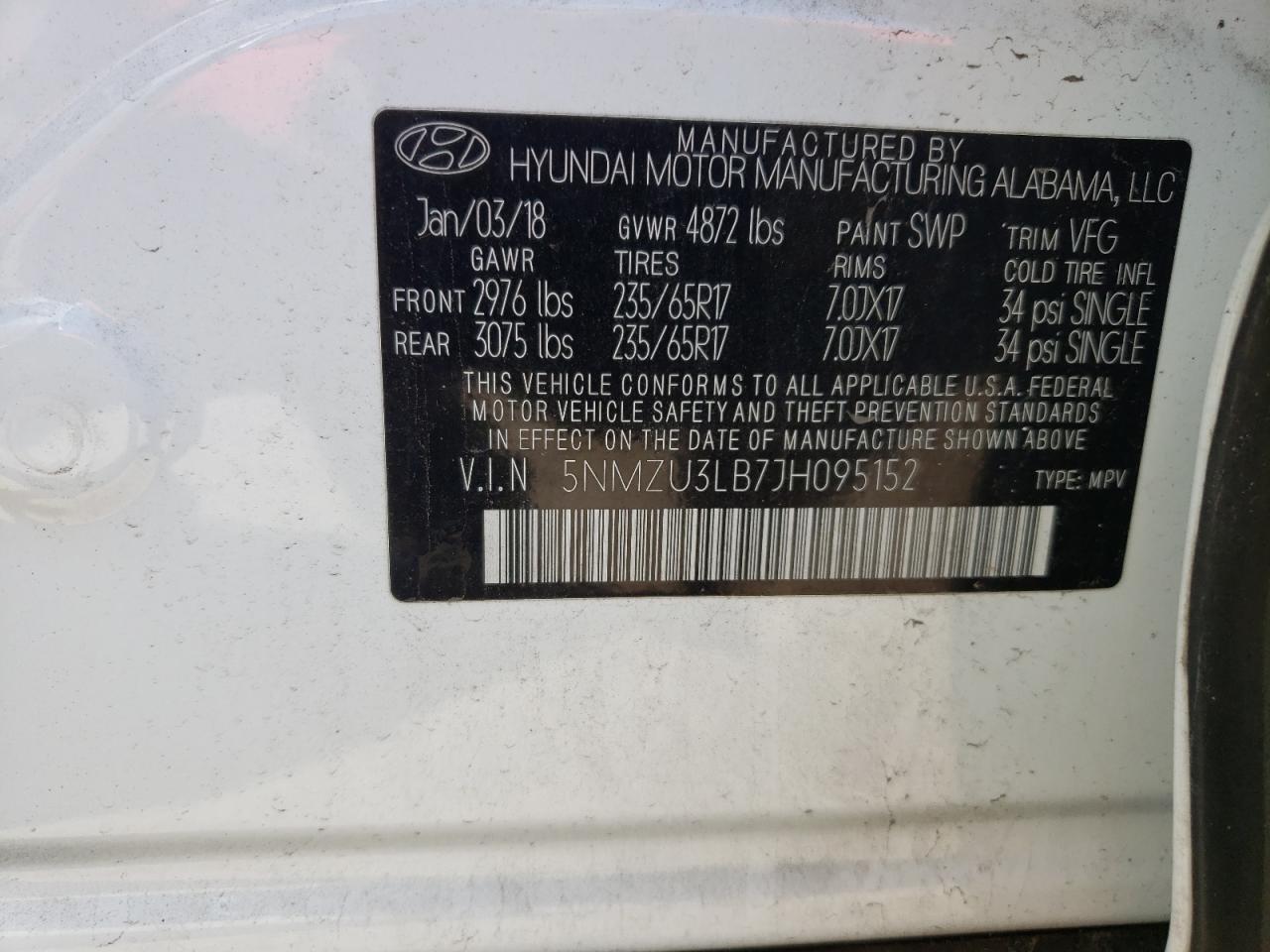 2018 Hyundai Santa Fe - Image 13