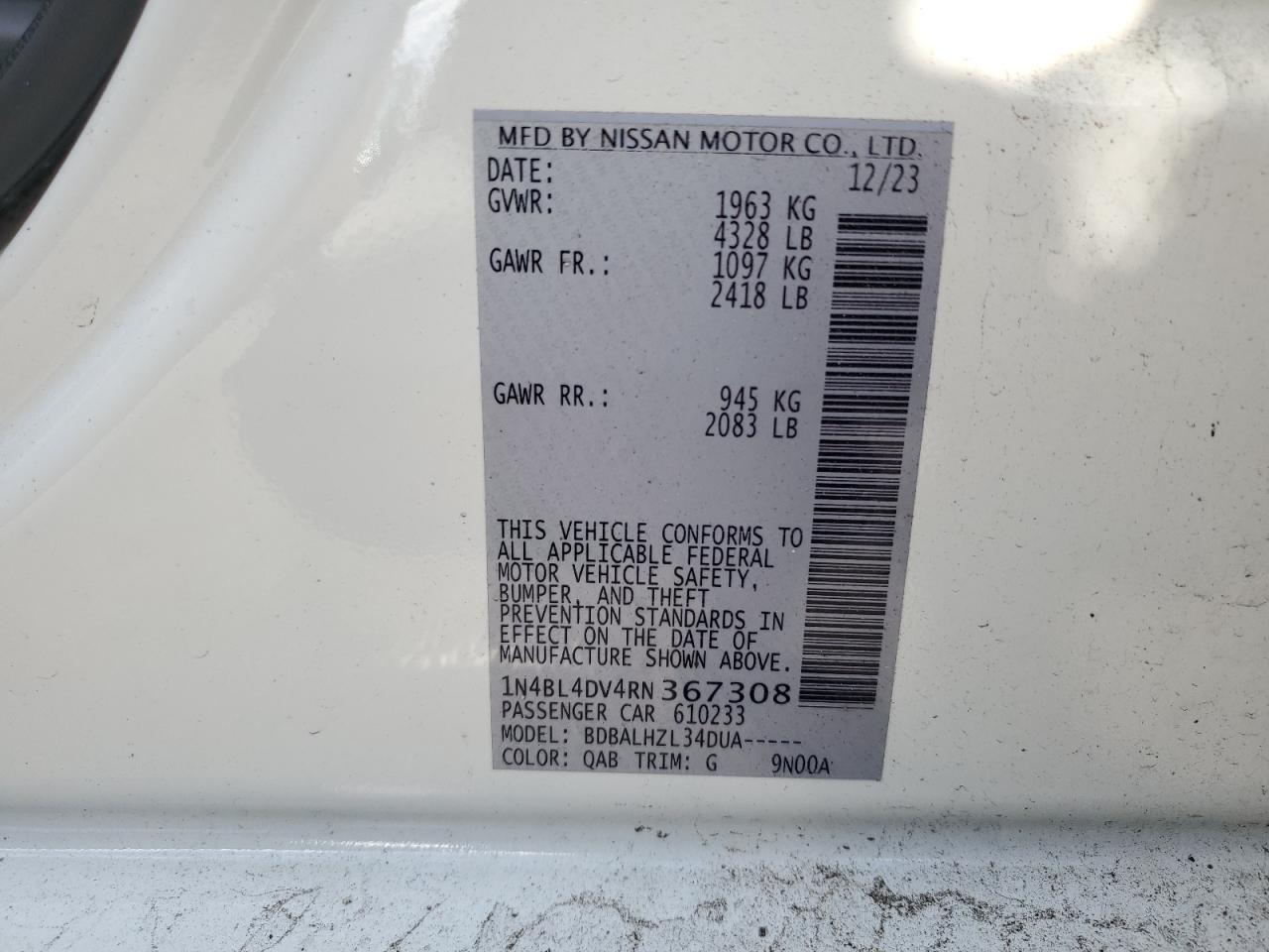 2024 Nissan Altima - Image 13