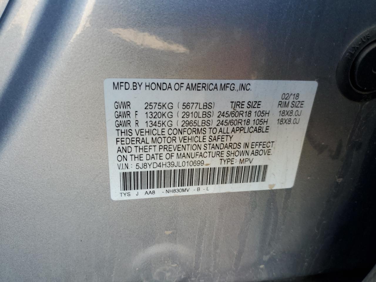 2018 Acura MDX - Image 15