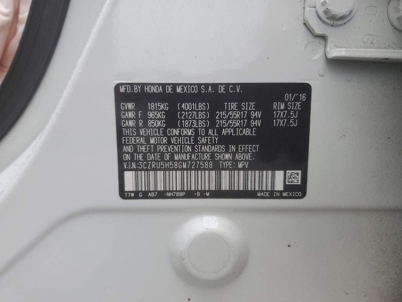 2016 Honda HR-V - Image 12
