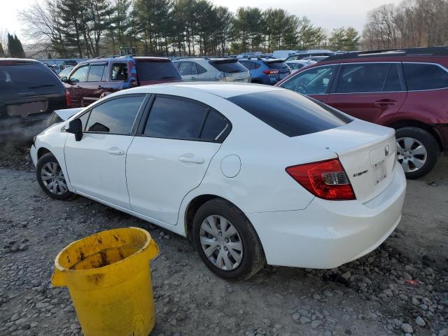  HONDA CIVIC 2012 Білий