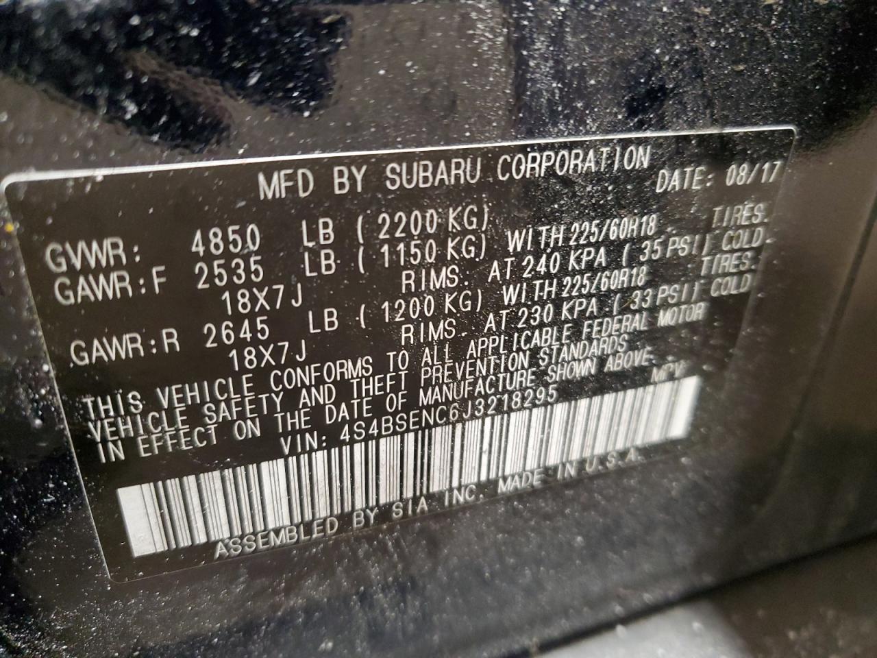 2018 Subaru Outback - Image 14