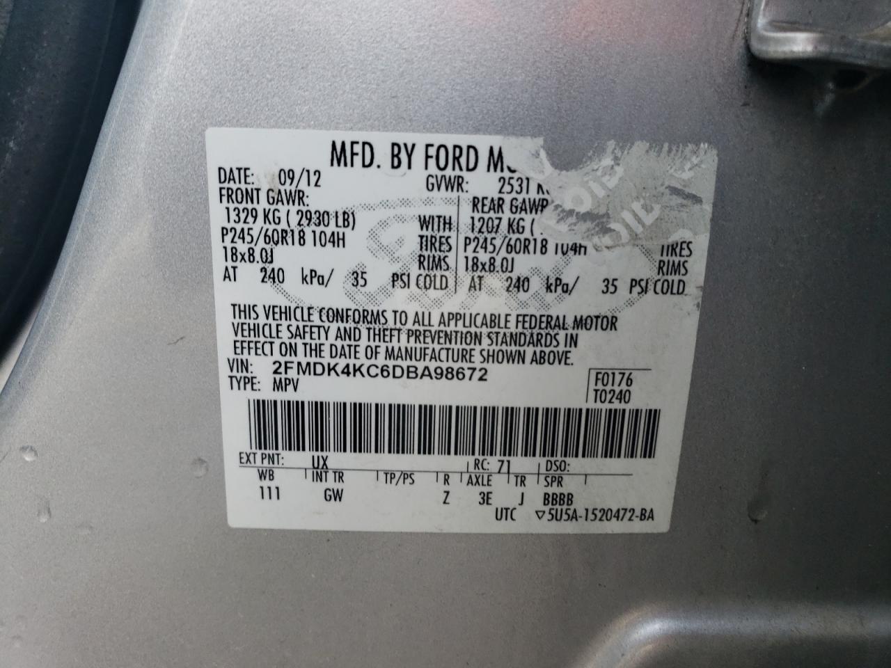2013 Ford Edge - Image 13