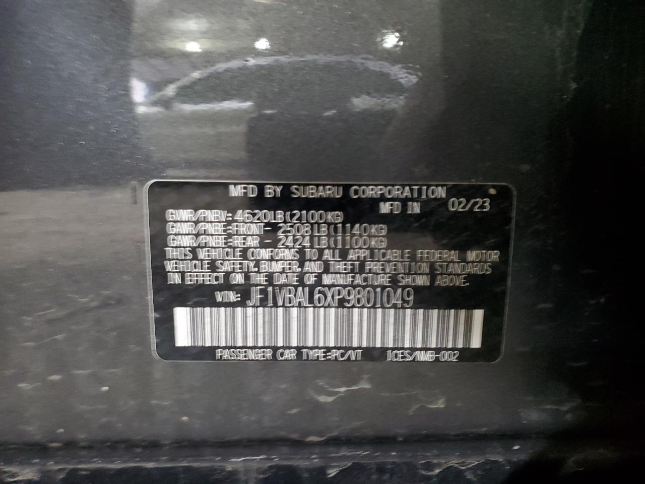 2023 Subaru WRX - Image 12