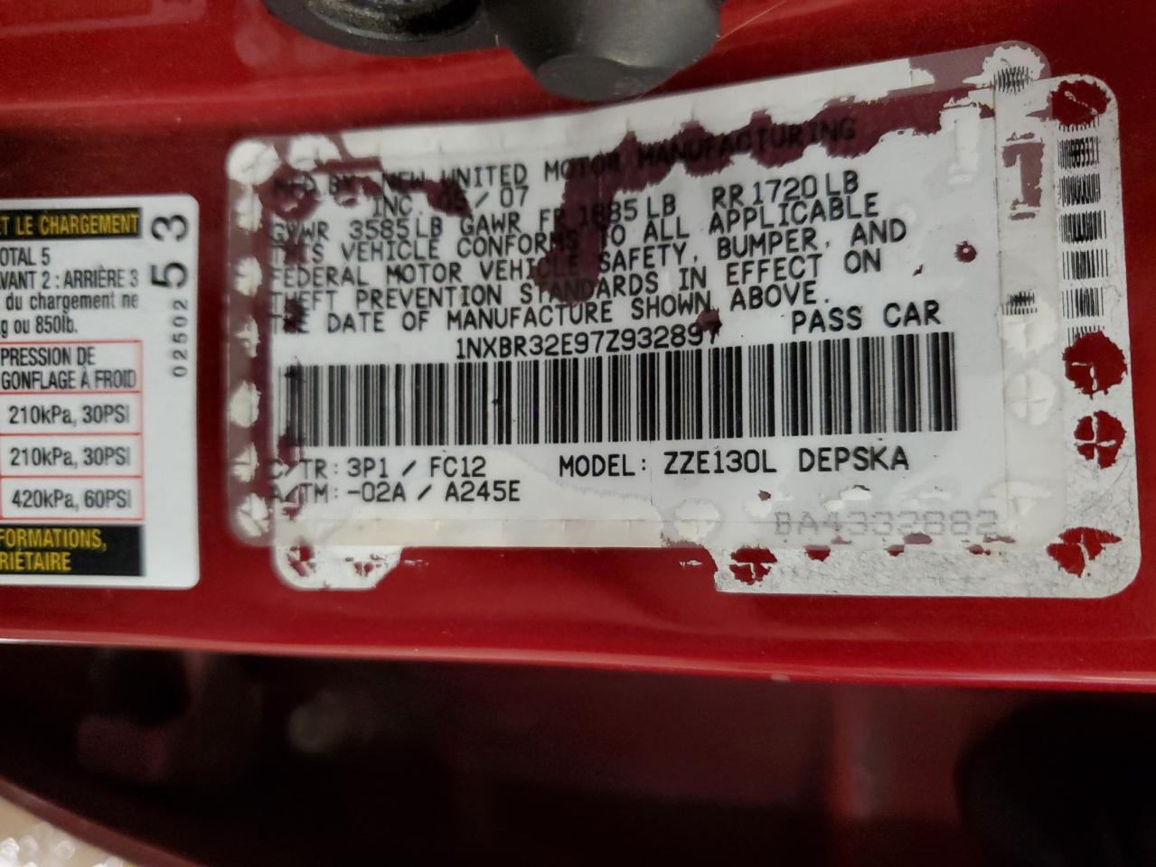 2007 Toyota Corolla - Image 13