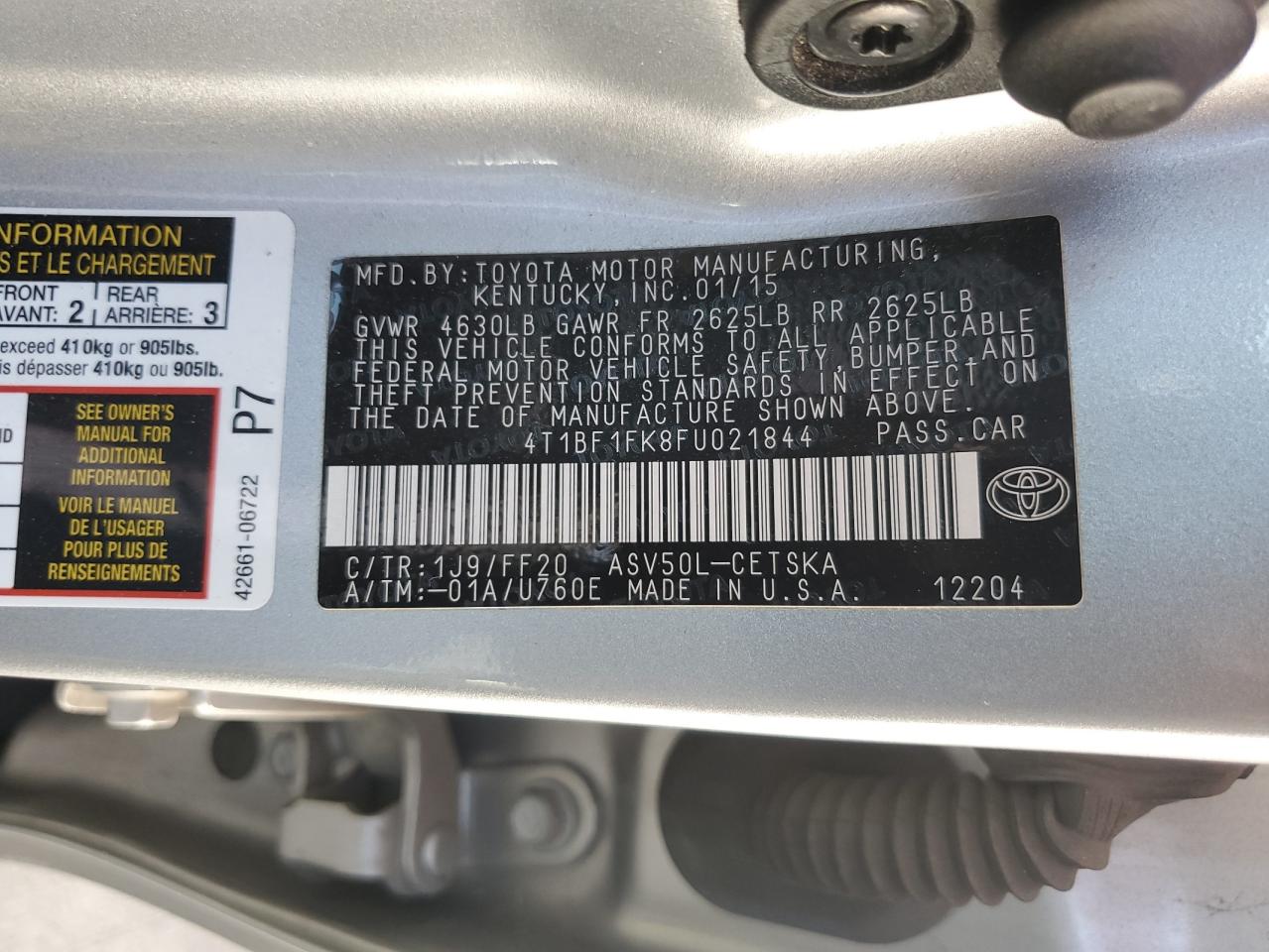 2015 Toyota Camry - Image 12