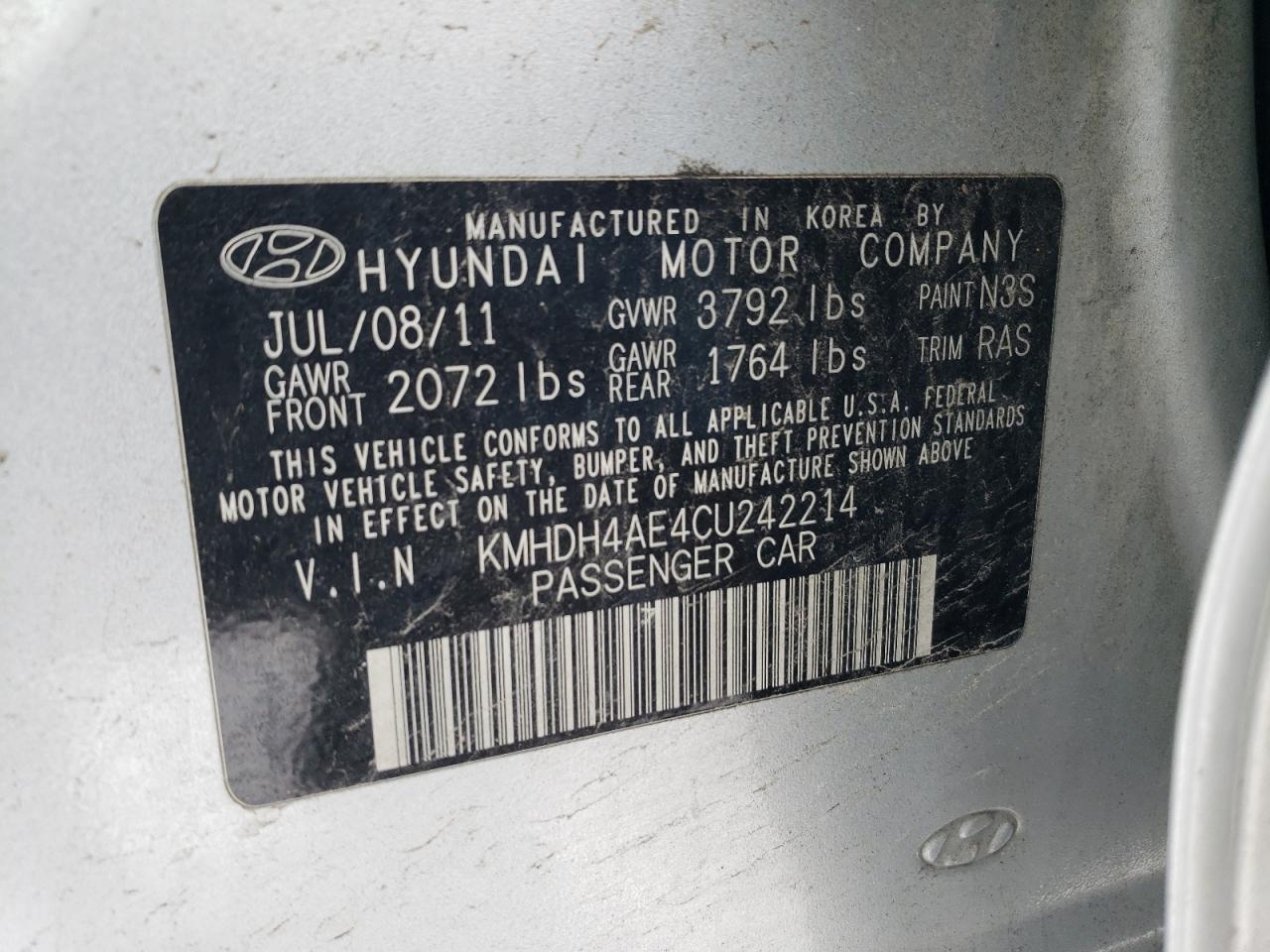 2012 Hyundai Elantra - Image 12