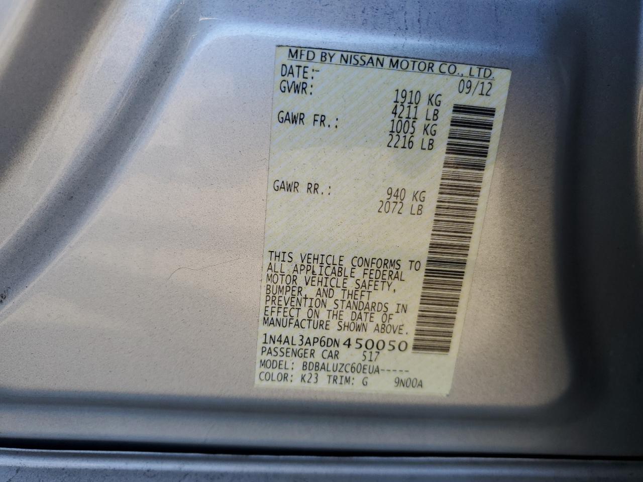 2013 Nissan Altima - Image 12