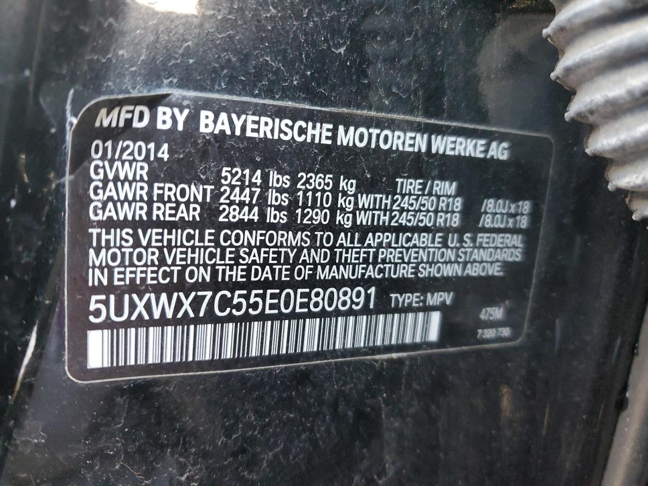 2014 BMW X3 - Image 13