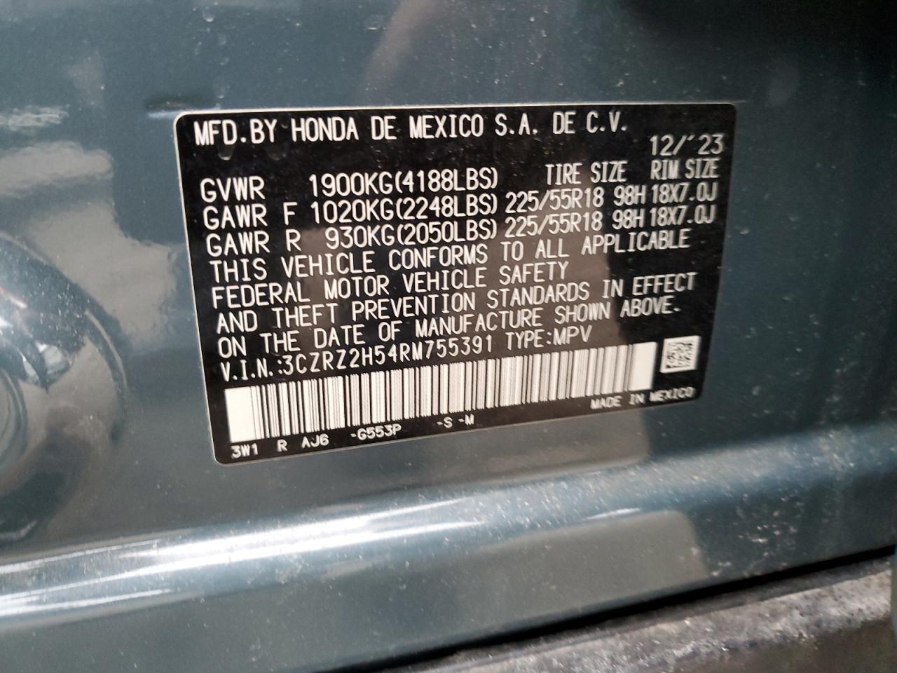 2024 Honda HR-V - Image 13