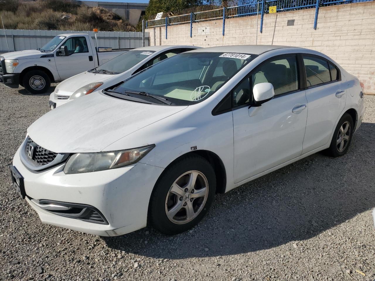 2013 Honda Civic Natural Gas en Venta en Rancho Cucamonga, CA - Minor Dent/Scratches