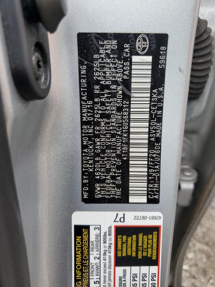 2016 Toyota Camry - Image 12
