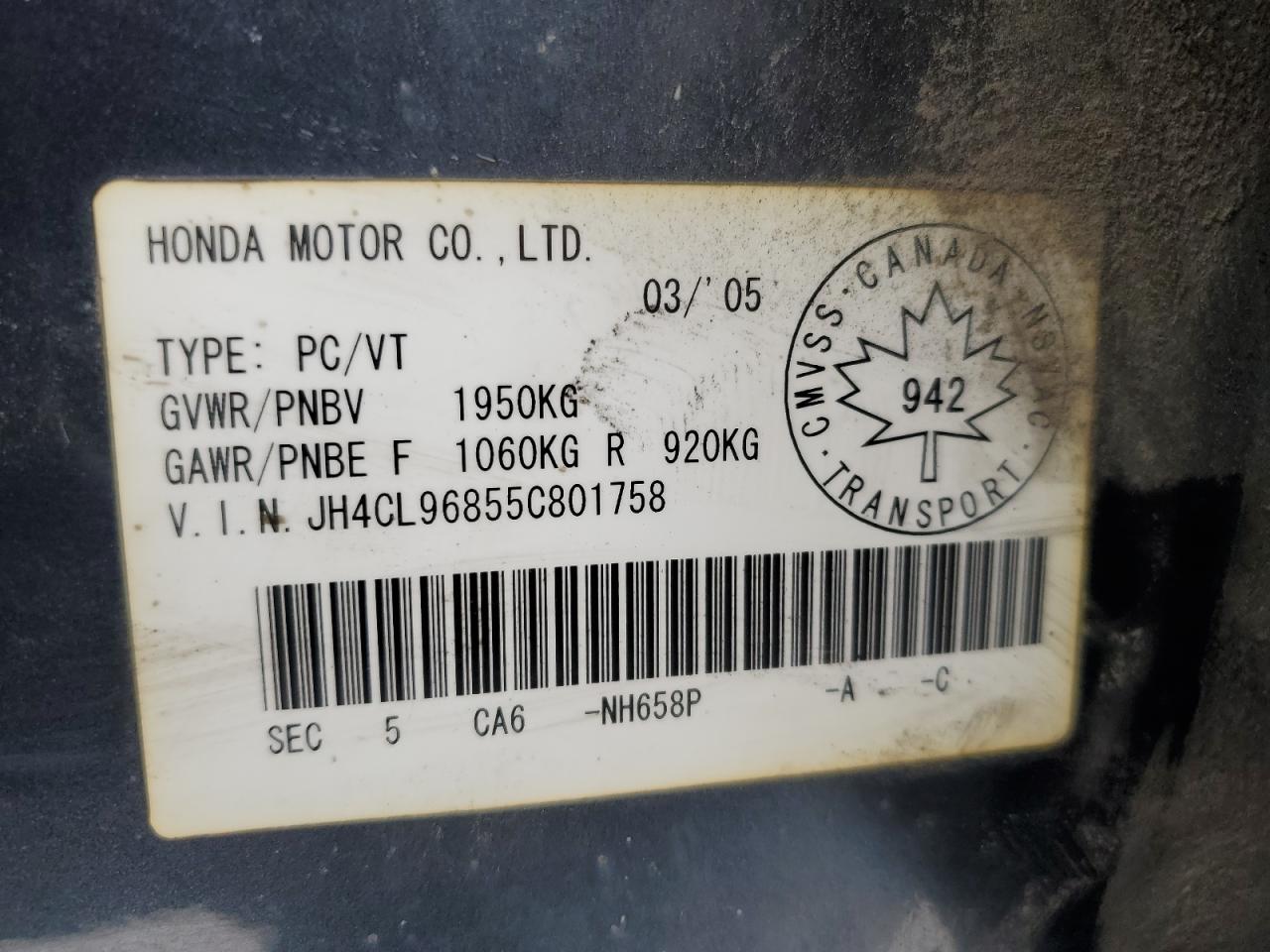 2005 Acura TSX - Image 12
