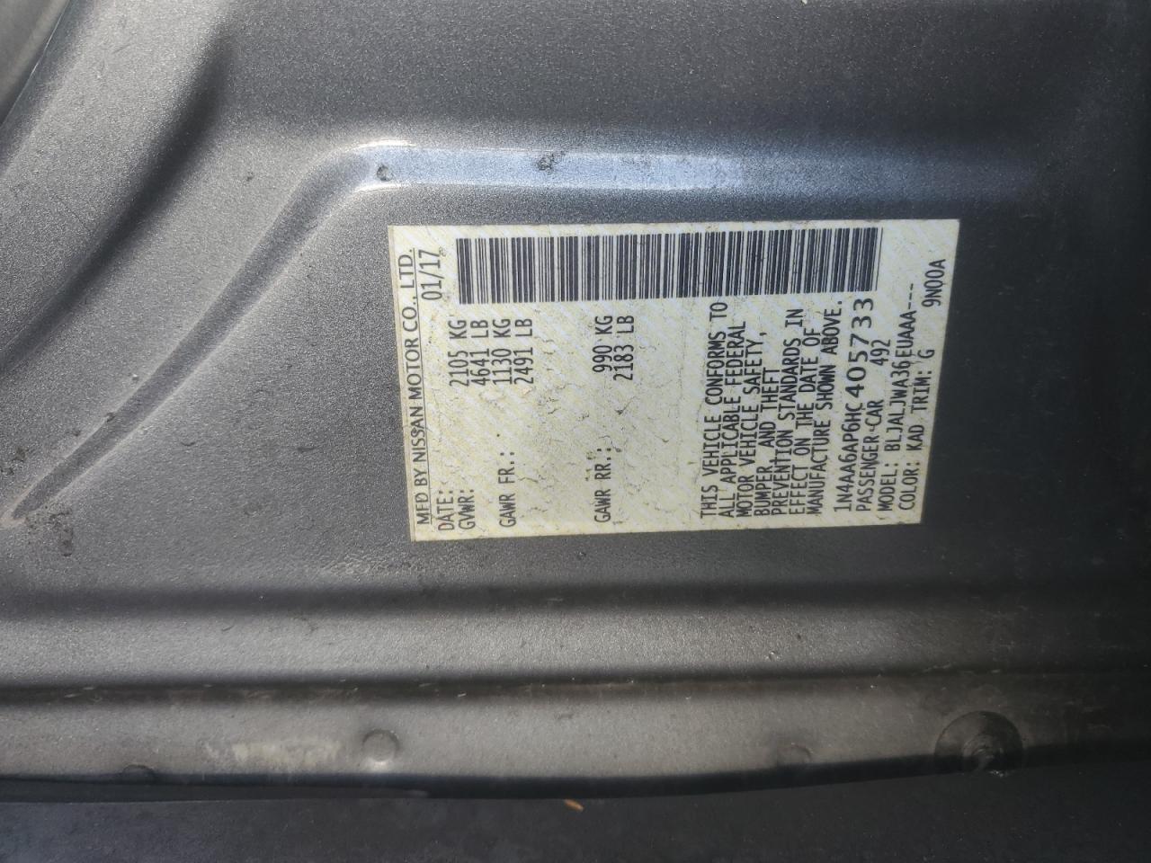 2017 Nissan Maxima - Image 14