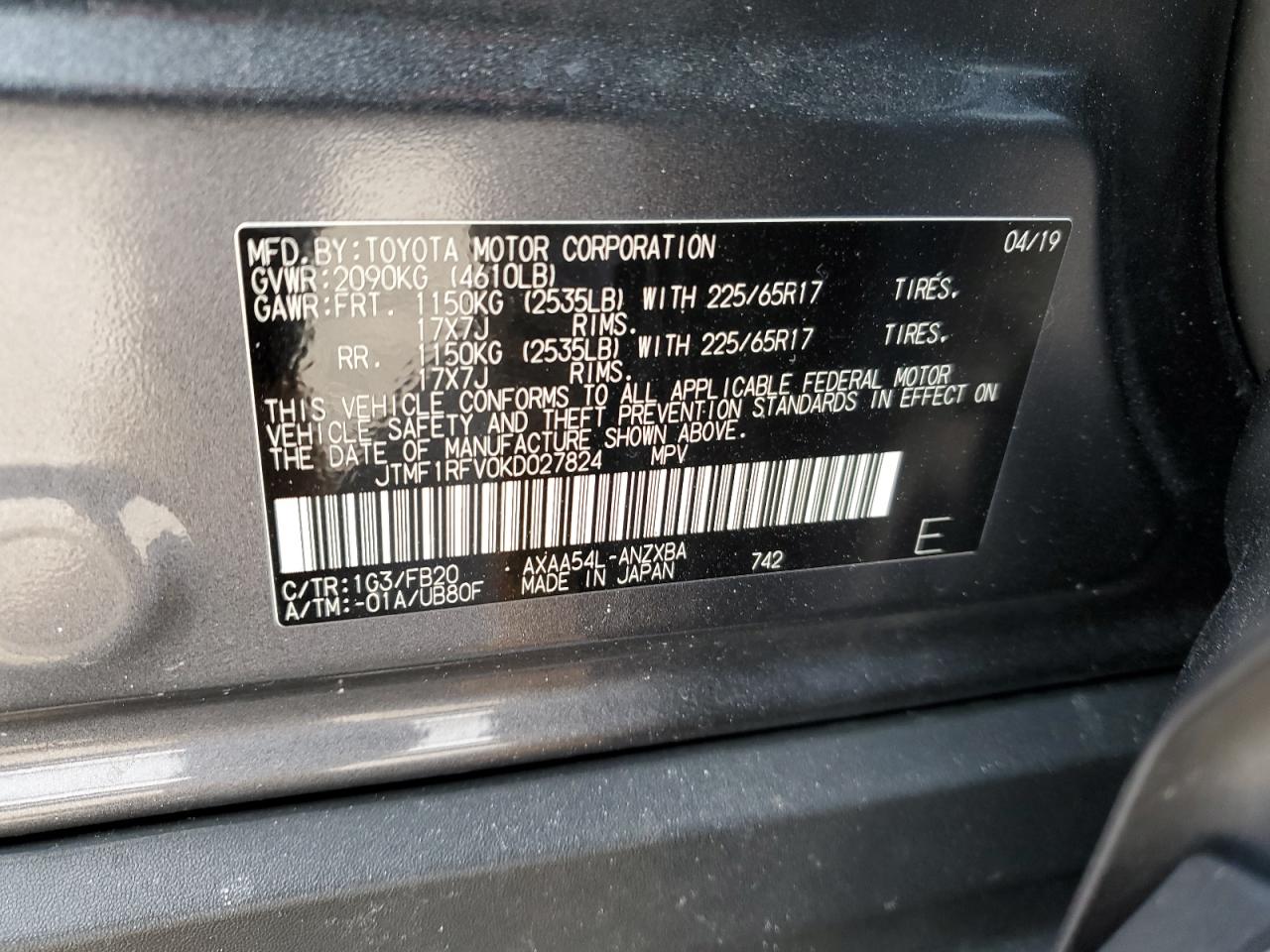 2019 Toyota RAV 4 - Image 13