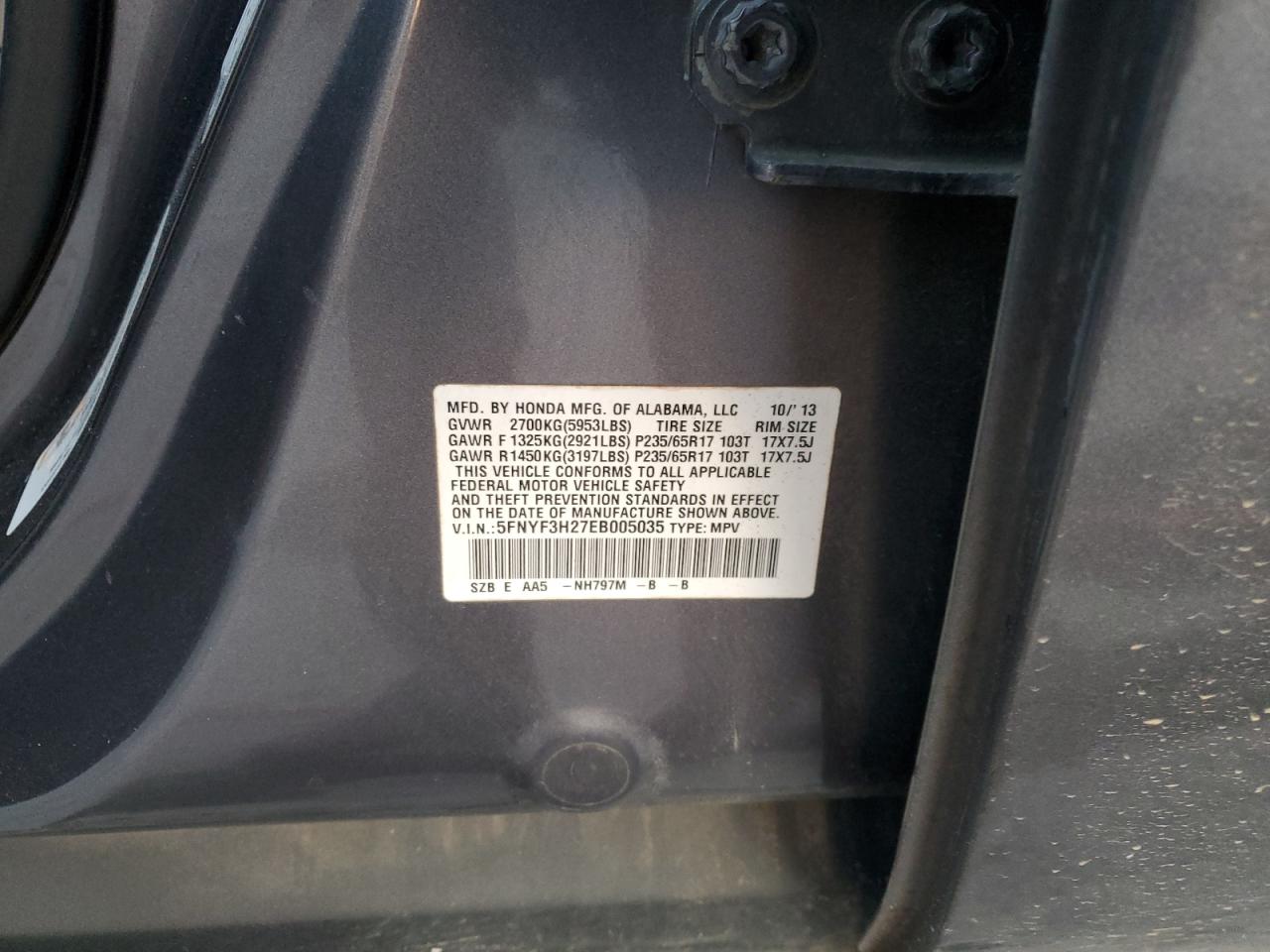 2014 Honda Pilot - Image 13