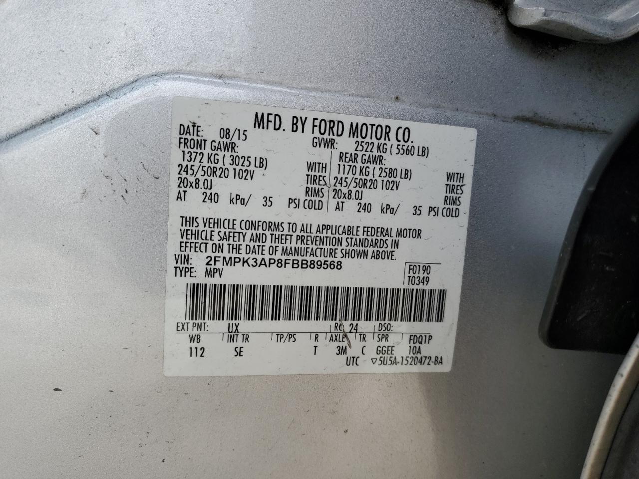 2015 Ford Edge - Image 14