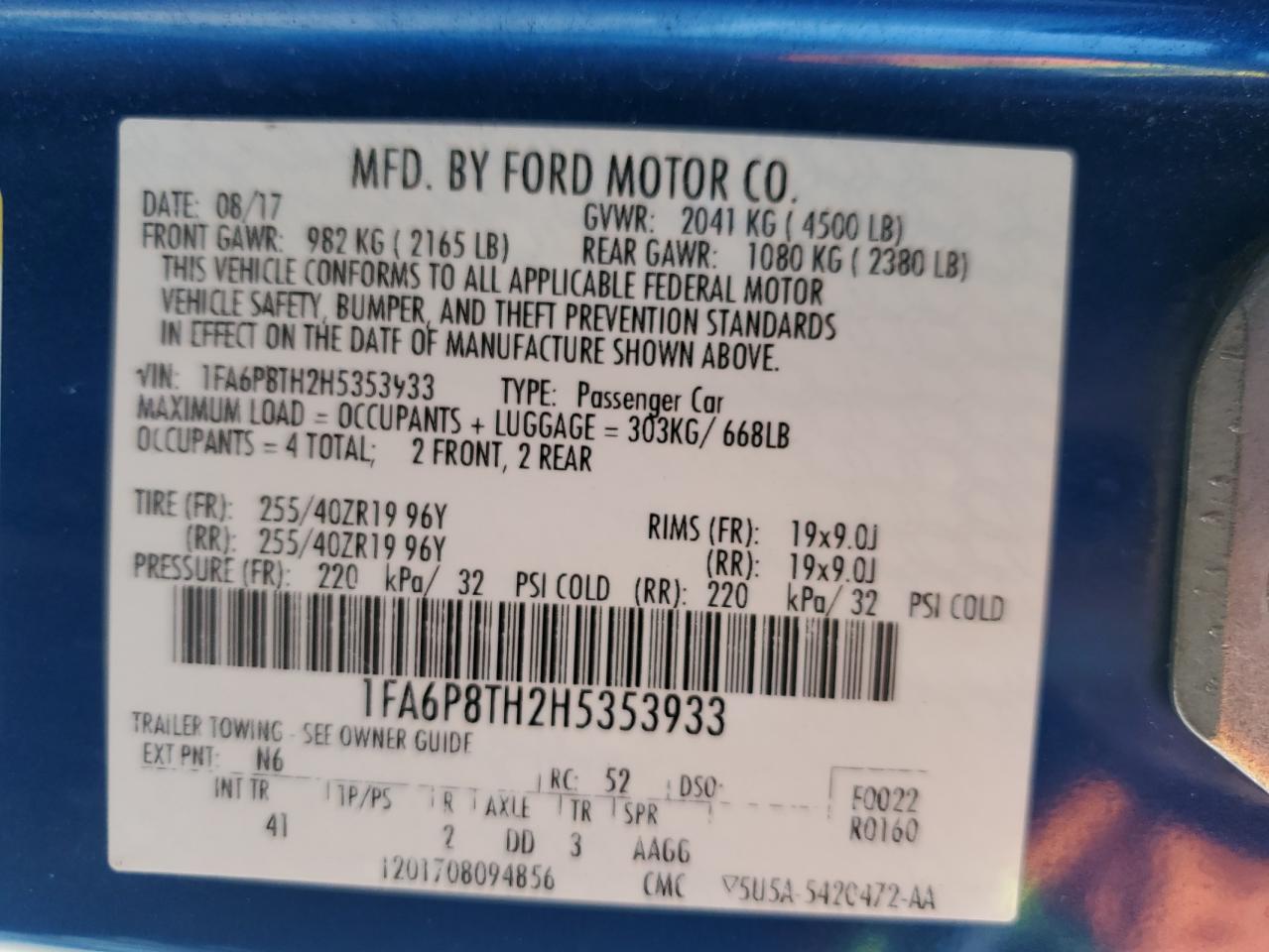 2017 Ford Mustang - Image 12