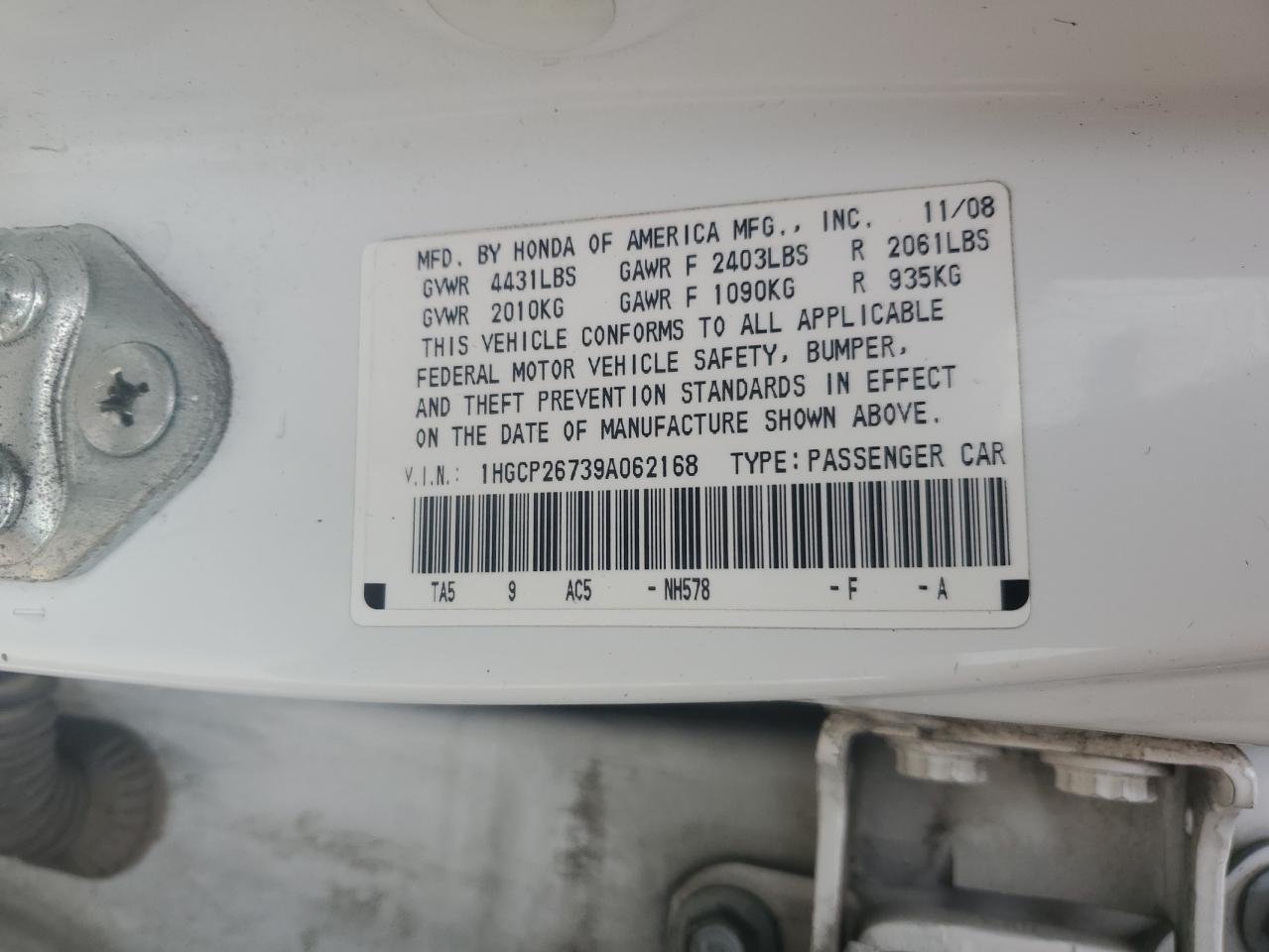 2009 Honda Accord - Image 12