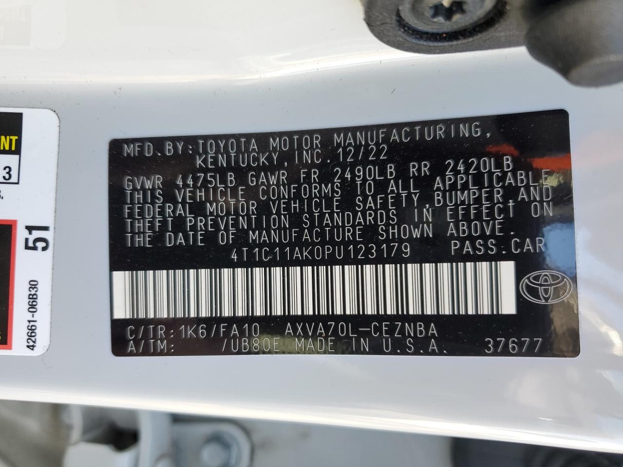 2023 Toyota Camry - Image 12