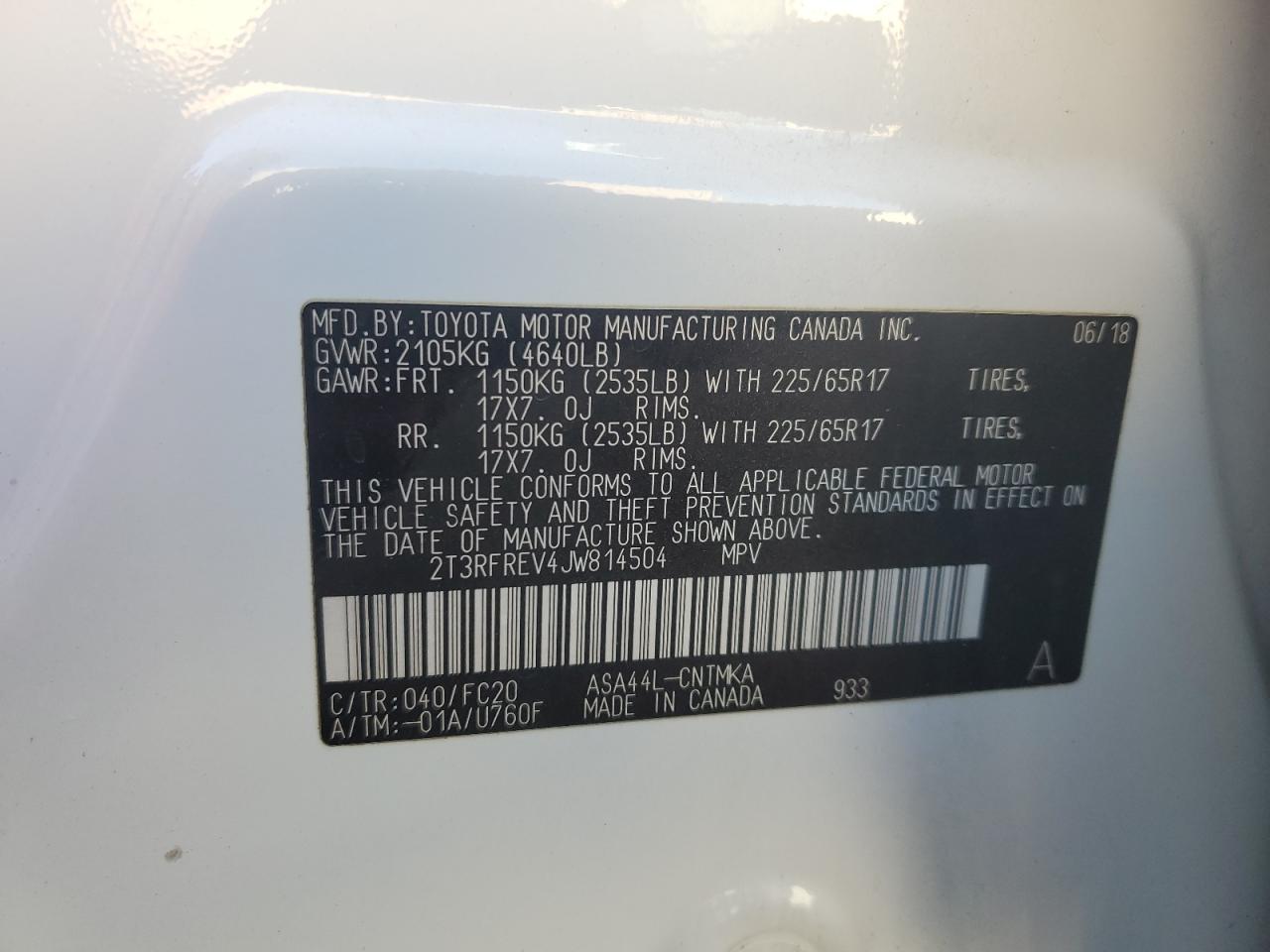 2018 Toyota RAV 4 - Image 14
