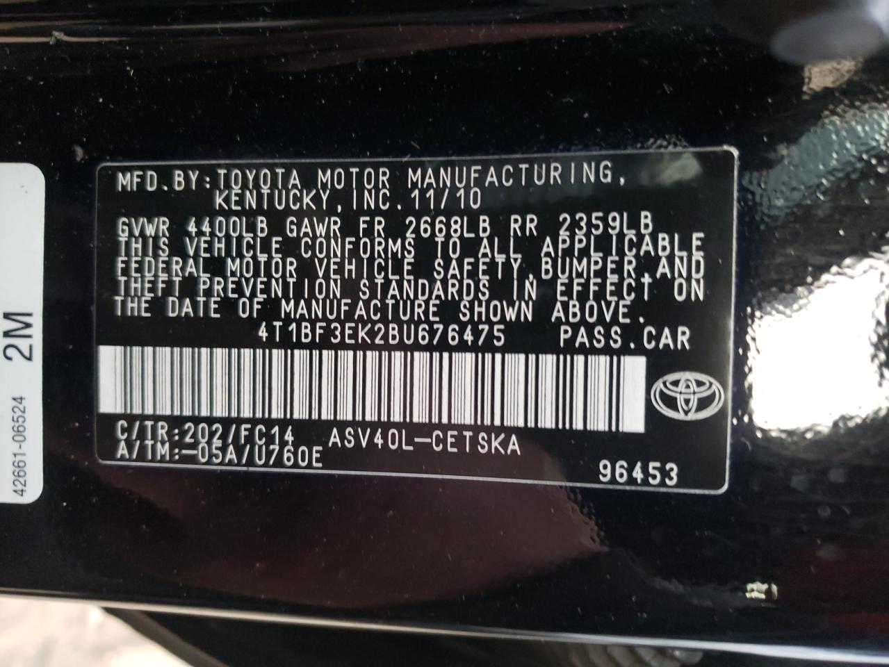 2011 Toyota Camry - Image 13