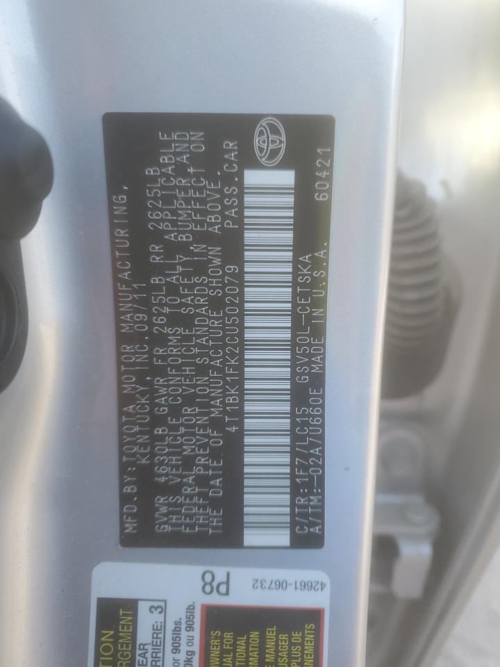2012 Toyota Camry - Image 12