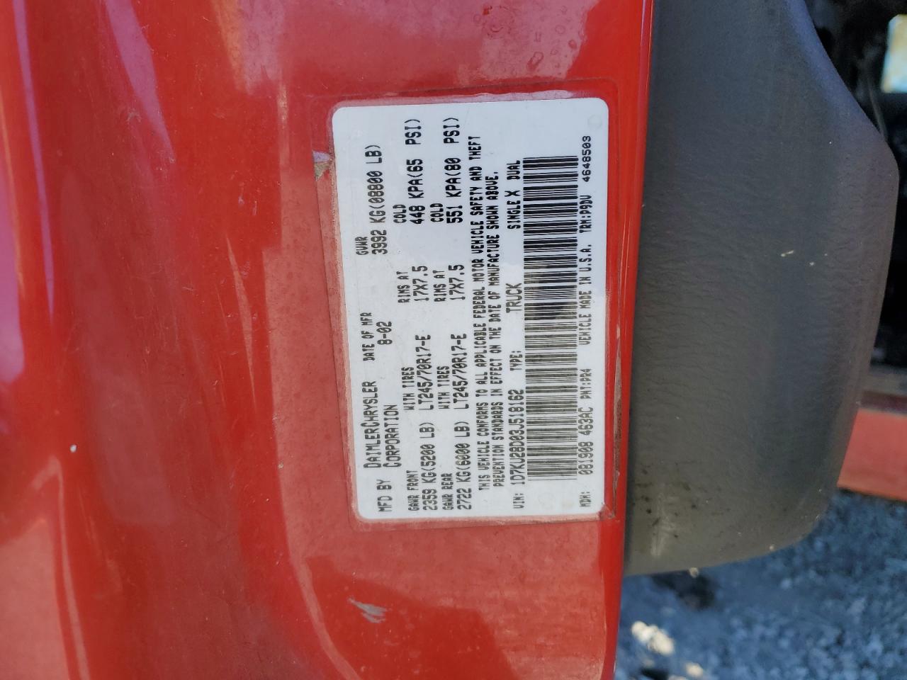 2003 Dodge RAM - Image 13