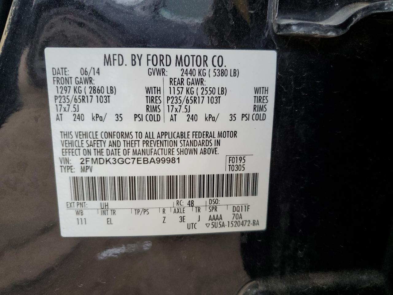 2014 Ford Edge - Image 13