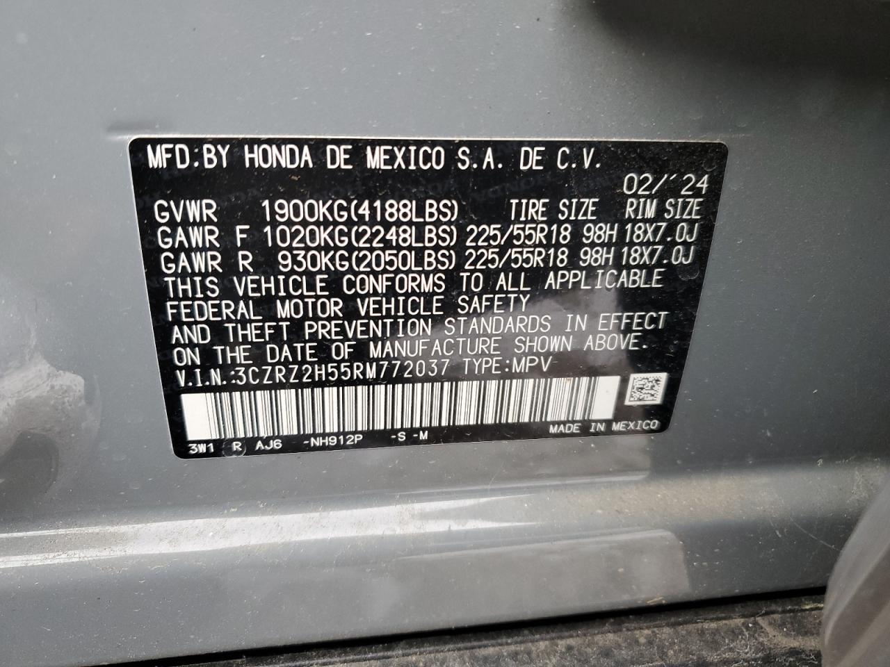 2024 Honda HR-V - Image 14