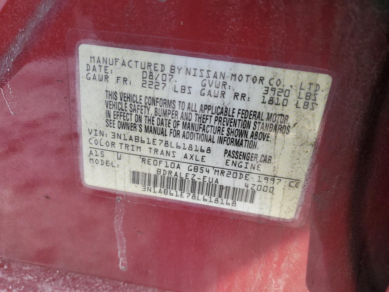 2008 Nissan Sentra - Image 15