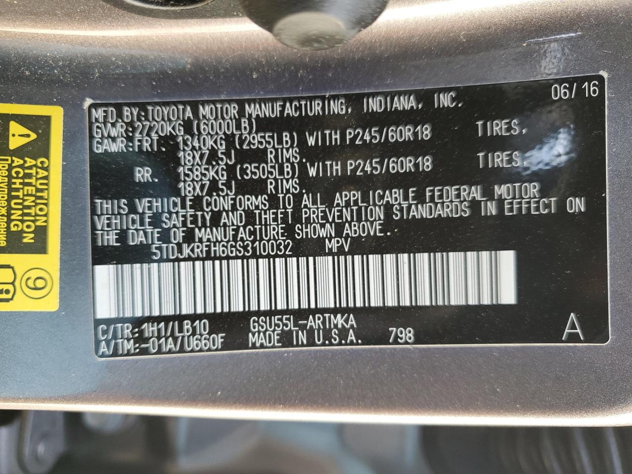 2016 Toyota Highlander - Image 13