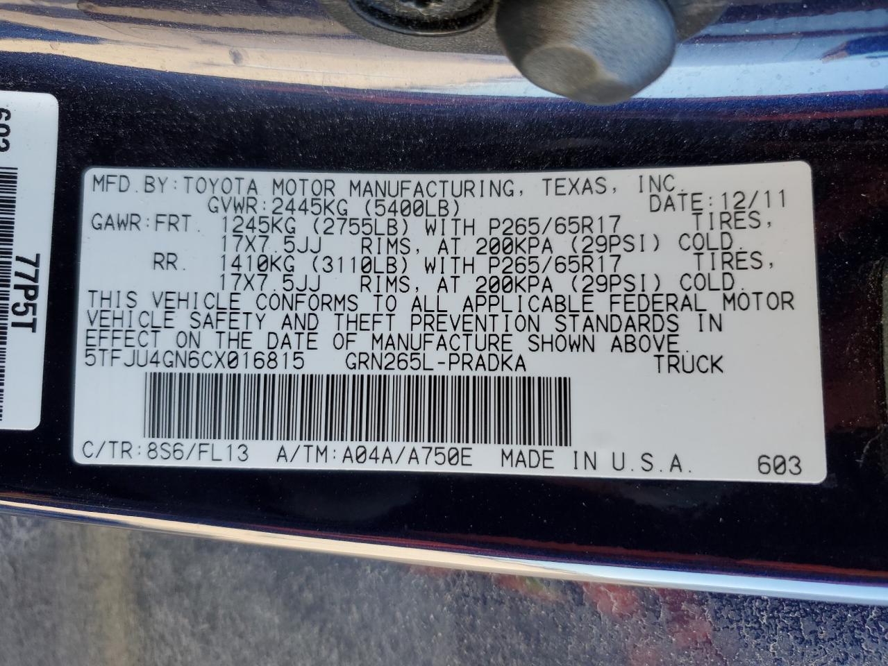 2012 Toyota Tacoma - Image 14