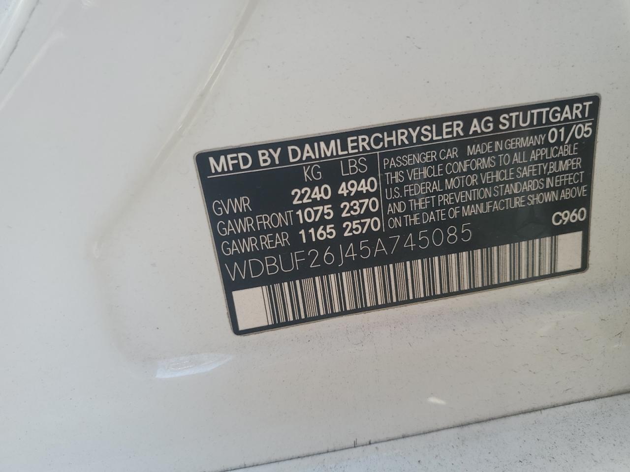2005 Mercedes-Benz E-klasse - Image 12