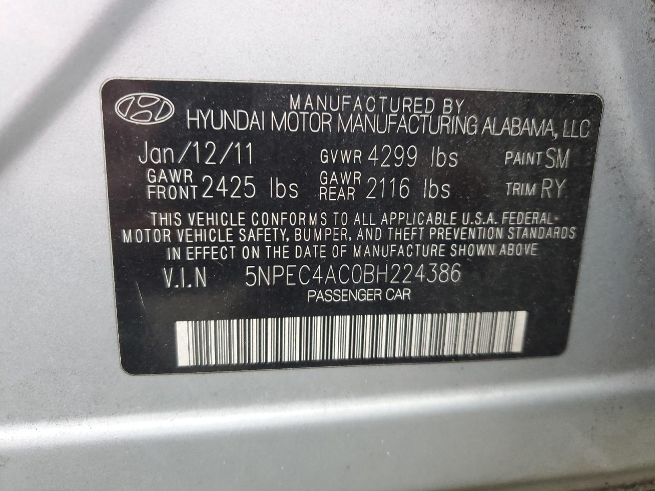 2011 Hyundai Sonata - Image 13