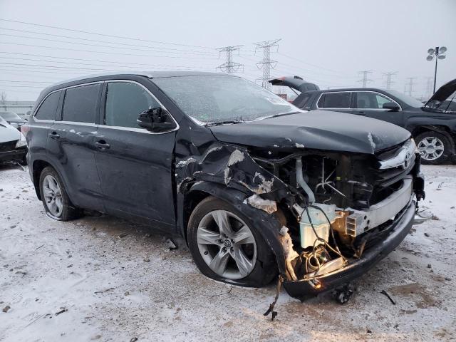  TOYOTA HIGHLANDER 2016 Чорний