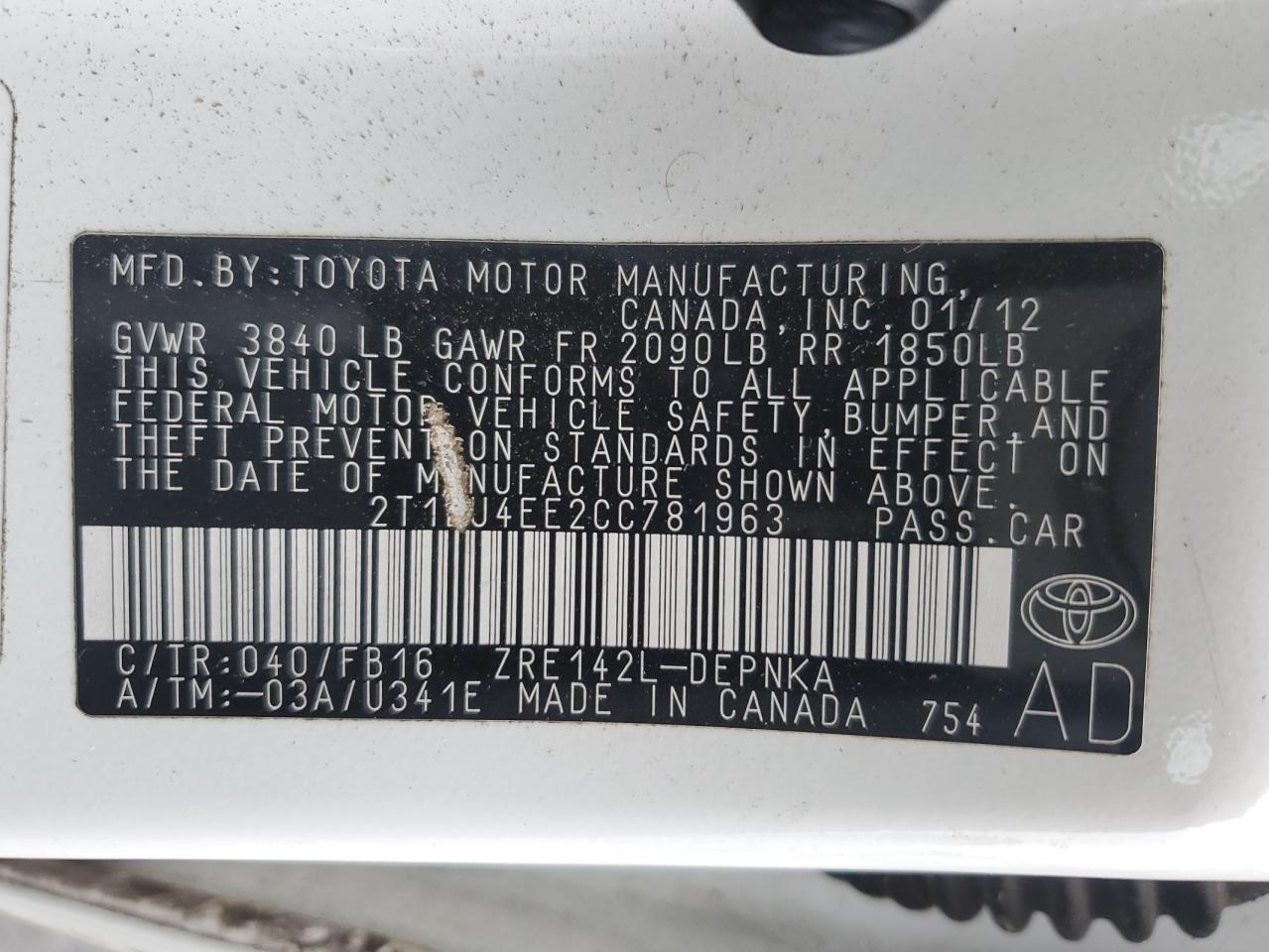 2012 Toyota Corolla - Image 12