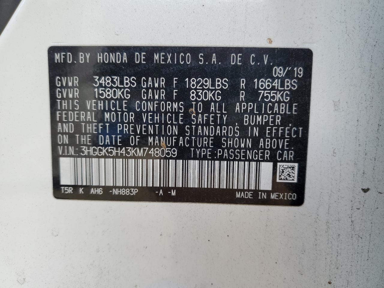 2019 Honda Fit - Image 15