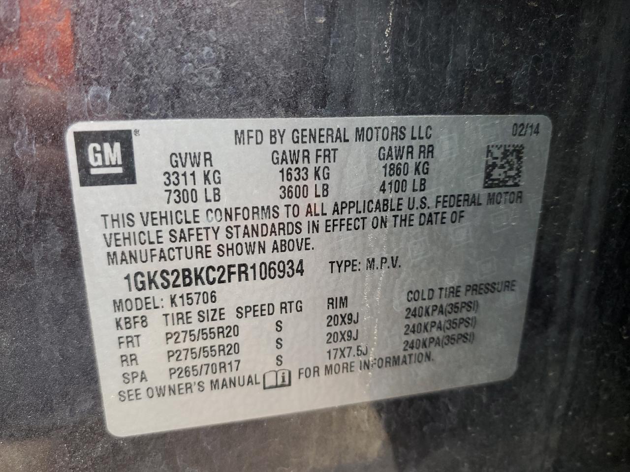 2015 GMC Yukon - Image 14